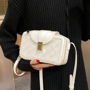 Plaid Pattern Leather Crossbody Bag For Women Fashion Small Women's Designer Shoulder Bag Female Branded Handbags And Purses New
Plaid Pattern Leather Crossbody Bag For Women Fashion Small Women's Designer Shoulder Bag Female Branded Handbags And Purses New