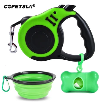 Copetsla Durable Dog Leash Automatic Retractable Nylon Dog Lead Extending With Pet bowl With Garbage bag For Dogs Pet Supplies
Copetsla Durable Dog Leash Automatic Retractable Nylon Dog Lead Extending With Pet bowl With Garbage bag For Dogs Pet Supplies