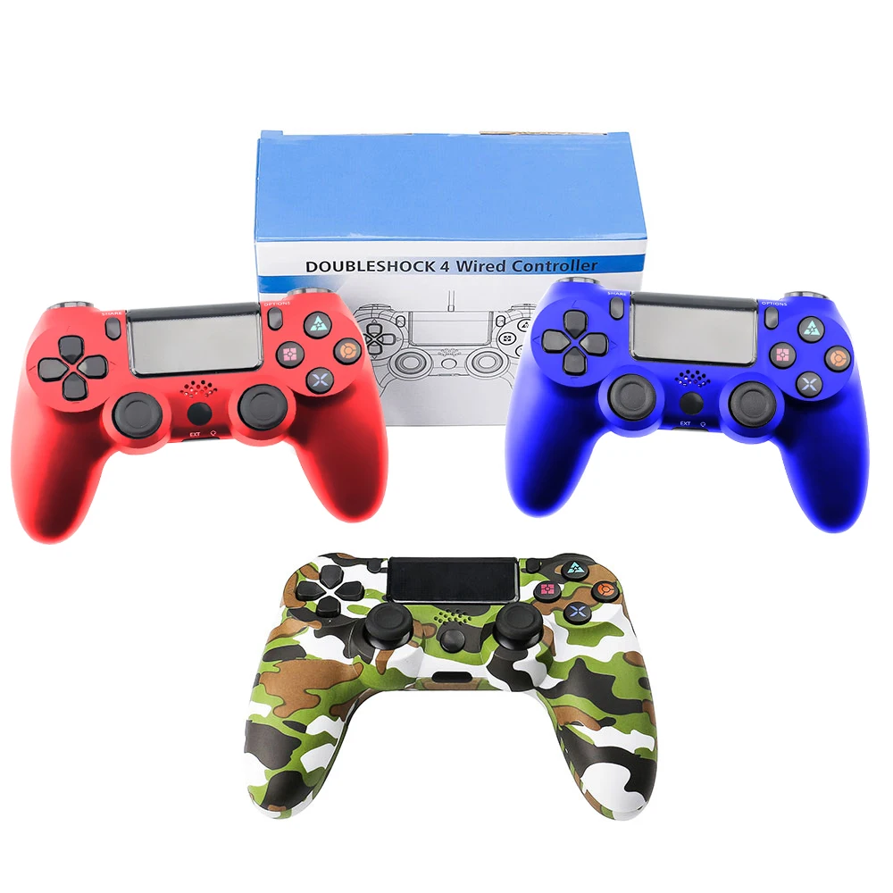 Wired Gamepad for Playstation Sony PS4 Controller Joystick Joypad Game and Accessories for Dualshock 4 Controle USB Playstation4
Wired Gamepad for Playstation Sony PS4 Controller Joystick Joypad Game and Accessories for Dualshock 4 Controle USB Playstation4