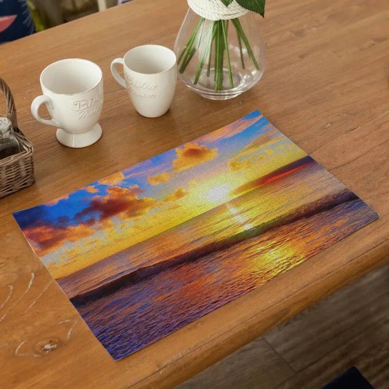 Fuwatacchi Landscape Scenery Table Mat Colorful Printing Table Polyester Placemat Kitchen Decoration Dining Accessories Placemat
Fuwatacchi Landscape Scenery Table Mat Colorful Printing Table Polyester Placemat Kitchen Decoration Dining Accessories Placemat