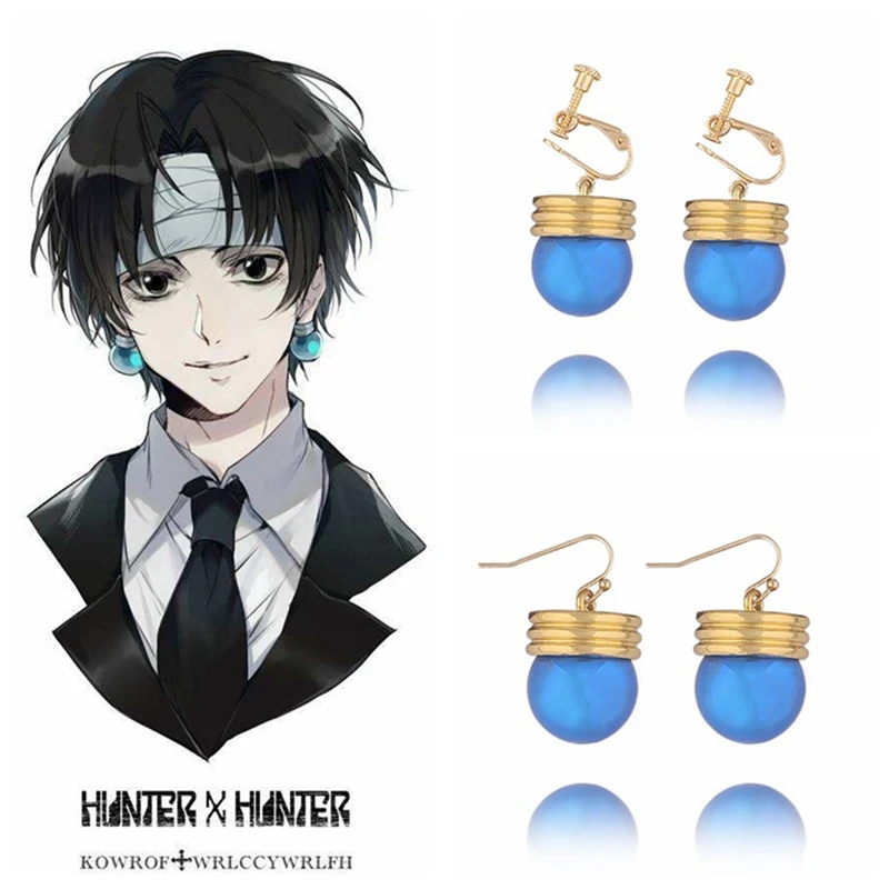 2020 New Fashion Creative Hunter X Hunter KURORO RUSHIRUFURU Earrings 1 Pair Ear Hook Ear Clip Cosplay Prop Gifts
2020 New Fashion Creative Hunter X Hunter KURORO RUSHIRUFURU Earrings 1 Pair Ear Hook Ear Clip Cosplay Prop Gifts