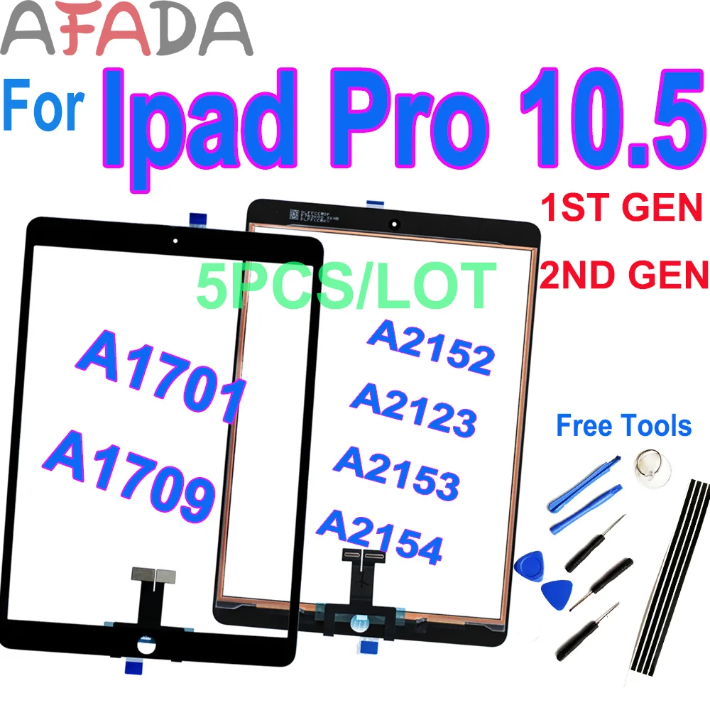 5pcs 10.5" Touch Screen Panel For iPad Pro 10.5 Glass Sensor Panel A1701 A1709 A2152 A2123 A215 A2154 Replacement Repair Parts
5pcs 10.5" Touch Screen Panel For iPad Pro 10.5 Glass Sensor Panel A1701 A1709 A2152 A2123 A215 A2154 Replacement Repair Parts