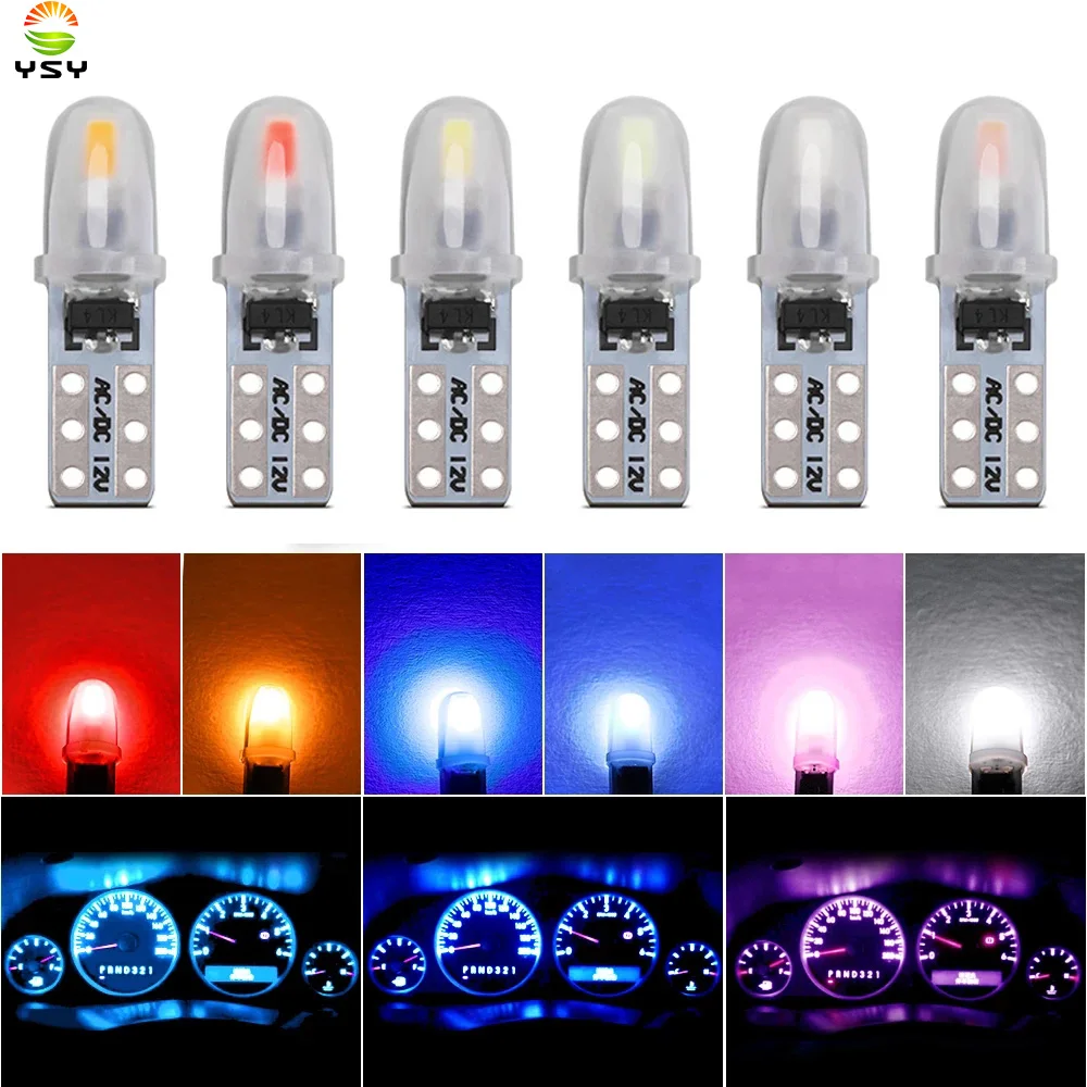 YSY 10Pcs T5 Auto Car Dashboard Lights 2 3014 SMD Reading Instrument Panel Lamp No Polarity Led Bulb White 12V DC
YSY 10Pcs T5 Auto Car Dashboard Lights 2 3014 SMD Reading Instrument Panel Lamp No Polarity Led Bulb White 12V DC