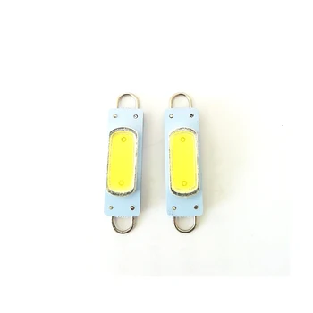 2pieces x White 44mm 3W Rigid Loop LED Interior Door Map Light Bulbs 561 562 
2pieces x White 44mm 3W Rigid Loop LED Interior Door Map Light Bulbs 561 562