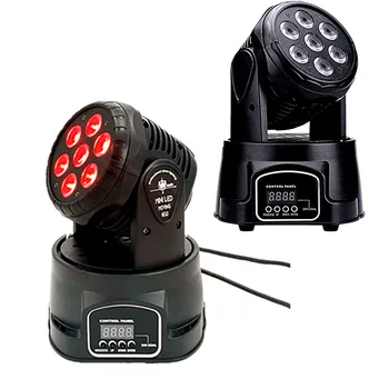 Moving Head LED Wash Stage Lighting 7x18W RGBWA+UV 6in1 Professional DMX512 For Disco DJ Music Party KTV Nightclub Lights
Moving Head LED Wash Stage Lighting 7x18W RGBWA+UV 6in1 Professional DMX512 For Disco DJ Music Party KTV Nightclub Lights
