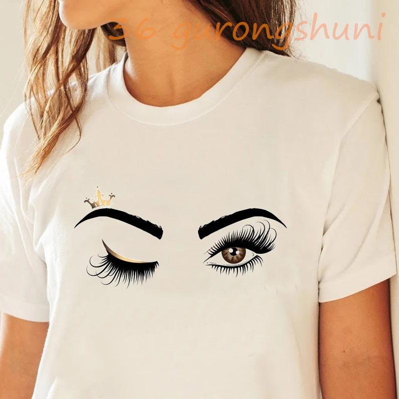 T shirt women eyelash red lip design summer printing short sleeve T-shirt ropa mujer Princess Makeup Art graphic tshirt
T shirt women eyelash red lip design summer printing short sleeve T-shirt ropa mujer Princess Makeup Art graphic tshirt