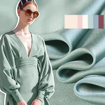 150CM Wide 180G/M Weight Soft Solid Color Polyester Fabric for Spring Summer Jacket Dress Pants E1306
150CM Wide 180G/M Weight Soft Solid Color Polyester Fabric for Spring Summer Jacket Dress Pants E1306