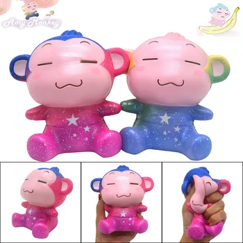 13cm Galaxy Naughty Monkey Cream Scented Squishies Charm Slow Rising Squeeze Toy high quality W221
13cm Galaxy Naughty Monkey Cream Scented Squishies Charm Slow Rising Squeeze Toy high quality W221
