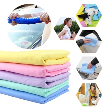 Car Detailing Towel Window Wash Car Clean Drying Synthetic Deerskin PVA Super Absorbent Pet Soft Pet Bath Magic Hair Dry cloth