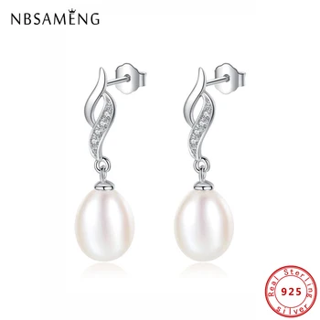 925 Sterling Silver Stud Earrings Freshwater Pearl Crystal Earings For Women Gifts Zircon Earring Jewelry
925 Sterling Silver Stud Earrings Freshwater Pearl Crystal Earings For Women Gifts Zircon Earring Jewelry