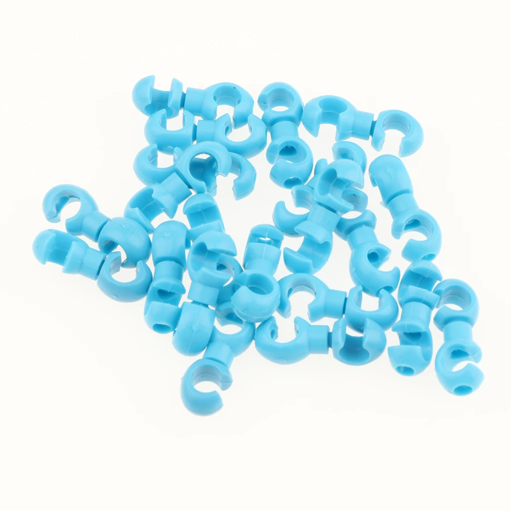 100 PCS Bike Cable Clips Bicycle Rotating S-Hook Clips Brake Cable Fixing Holder 100 PCS Bike Cable Clips Bicycle Rotating S-Hook Clips Brake Cable Fixing Holder