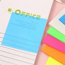New Transparent Post It Notes Perspective Stickers Color Creative N Times Stickers Notepad Notes 75mm / / 50 Pages Note Pad Memo
New Transparent Post It Notes Perspective Stickers Color Creative N Times Stickers Notepad Notes 75mm / / 50 Pages Note Pad Memo