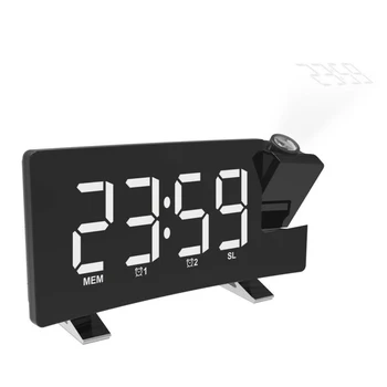 Digital Projector LED Dimmer Ceiling Projection Dual Alarm Clock Snooze FM Radio 12/24 Hour Switchable
Digital Projector LED Dimmer Ceiling Projection Dual Alarm Clock Snooze FM Radio 12/24 Hour Switchable