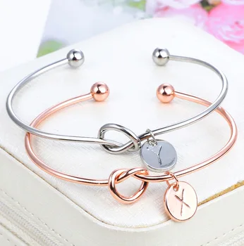 Character Personalized Bangles Simple Initial Bracelets A-Z English 26 Letters Stainless Steel Bangles for Women Jewelry Gift
Character Personalized Bangles Simple Initial Bracelets A-Z English 26 Letters Stainless Steel Bangles for Women Jewelry Gift