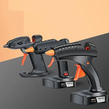 Cordless Hot Melt Glue Gun40W 60W 12V Rechargeable lithium battery Wireless Professional Repair tool glue gun for 11mm Glue Stic
Cordless Hot Melt Glue Gun40W 60W 12V Rechargeable lithium battery Wireless Professional Repair tool glue gun for 11mm Glue Stic