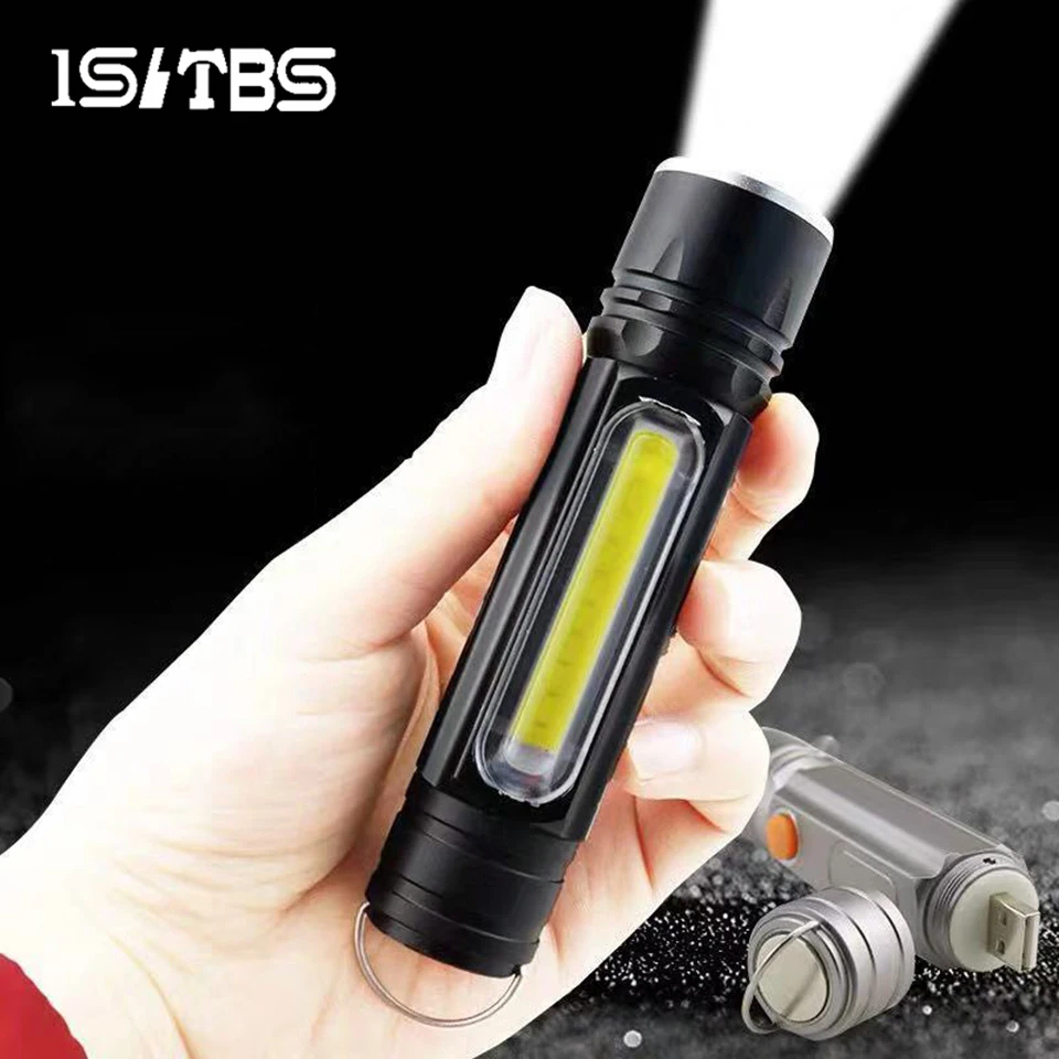 LED Flashlight T6+COB Ultra Bright Torch Outdoor Waterproof Zoomable USB Rechargeable Built-in Battery Hiking Camping light 
LED Flashlight T6+COB Ultra Bright Torch Outdoor Waterproof Zoomable USB Rechargeable Built-in Battery Hiking Camping light