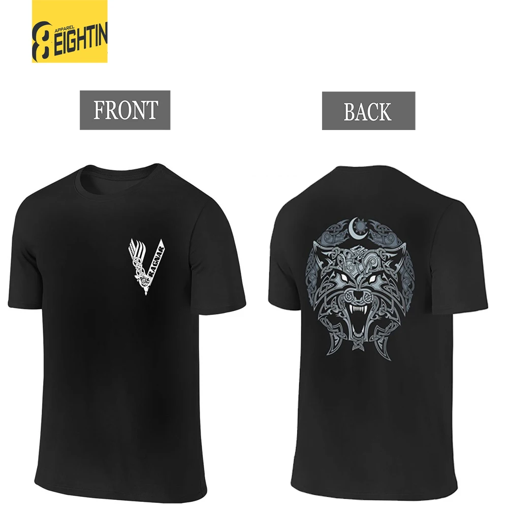 Men Wolves Of Ragnarok Vikings Valhalla Odin T Shirts Front and Back T-Shirts Two Sides 100% Cotton Tops Short Sleeve Tee Shirt
Men Wolves Of Ragnarok Vikings Valhalla Odin T Shirts Front and Back T-Shirts Two Sides 100% Cotton Tops Short Sleeve Tee Shirt