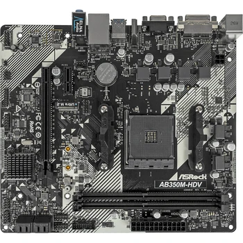 Motherboard ASRock AB350M-HDV R4.0 Soc-AM4 AMD B350 2xDDR4 mATX AC'97 8ch (7.1) RAID GbLAN + VGA +
Motherboard ASRock AB350M-HDV R4.0 Soc-AM4 AMD B350 2xDDR4 mATX AC'97 8ch (7.1) RAID GbLAN + VGA +