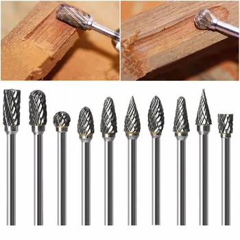 50^10pcs New CNC Tool Grinders Accessories Tungsten Carbide Cutter Rotary File Woodworking Milling Cutter Polishing Head 3mm
50^10pcs New CNC Tool Grinders Accessories Tungsten Carbide Cutter Rotary File Woodworking Milling Cutter Polishing Head 3mm
