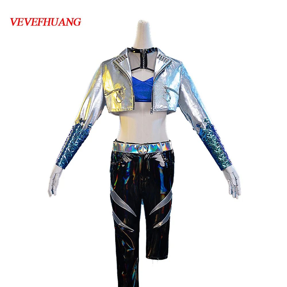 VEVEFHUANG Game KDA Akali Cosplay Costume Outfit Halloween Fashion Jacket Pants Women Uniform For Xmas Christmas Dance Party
VEVEFHUANG Game KDA Akali Cosplay Costume Outfit Halloween Fashion Jacket Pants Women Uniform For Xmas Christmas Dance Party