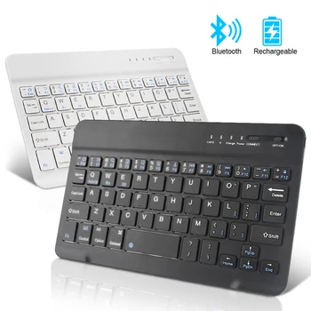 Bluetooth Keyboard Mini Wireless Keyboard Compatible with IOS Windows Rechargeable Keyboard for Mac ipad Phone Tablet Android
Bluetooth Keyboard Mini Wireless Keyboard Compatible with IOS Windows Rechargeable Keyboard for Mac ipad Phone Tablet Android