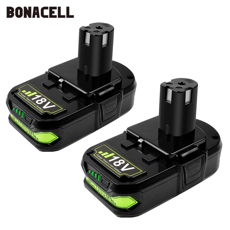 Сменный аккумулятор Bonacell 18 в 3000 мАч P107 для Ryobi P104 P105 P102 P103 Беспроводной литий