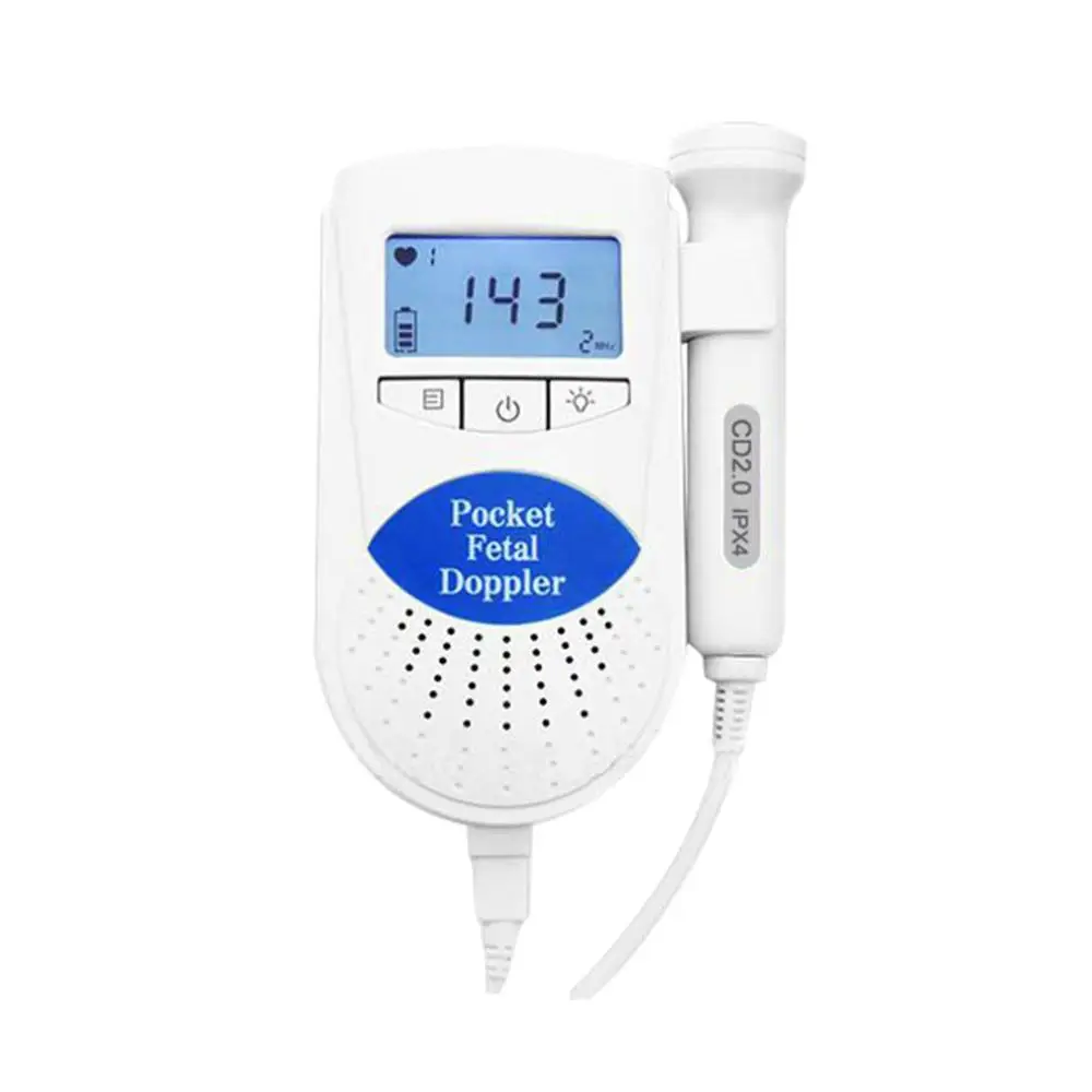 HOT LCD Display Baby LCD Ultrasonic Detector Fetal Doppler Prenatal Heart Rate Heartbeat Monitor
HOT LCD Display Baby LCD Ultrasonic Detector Fetal Doppler Prenatal Heart Rate Heartbeat Monitor