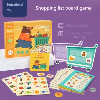 Baby Education Toys Shopping list Table Game Simulation Supermarket Memory Operation 3Y+ Kids Cognitive Money Game 
Baby Education Toys Shopping list Table Game Simulation Supermarket Memory Operation 3Y+ Kids Cognitive Money Game