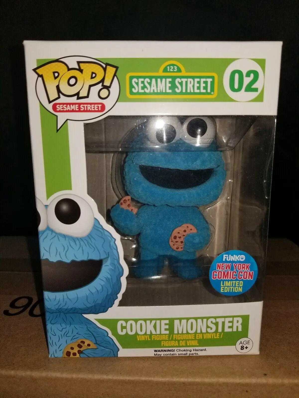 NYCC Exclusive Official Funko pop Sesame Street - Cookie Monster (Flocked) Vinyl Action Figure Collectible Model Toy
NYCC Exclusive Official Funko pop Sesame Street - Cookie Monster (Flocked) Vinyl Action Figure Collectible Model Toy