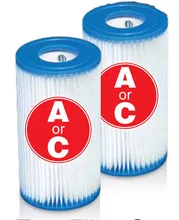 For Intex Easy Set Swimming Pool Type A Or C Filter Replacement Cartridges For 29002E 58623 Intex Filter Pumps Pack Of 2
For Intex Easy Set Swimming Pool Type A Or C Filter Replacement Cartridges For 29002E 58623 Intex Filter Pumps Pack Of 2
