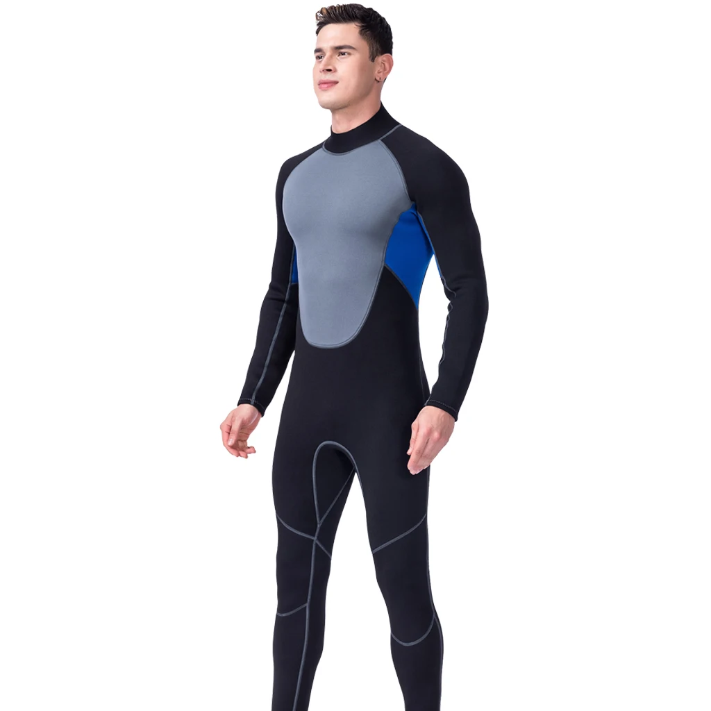 Fashion Men's Super Flexible Wetsuit 3mm Neoprene LongSleeve Scuba