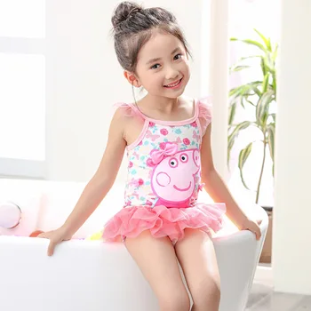 Peppa Pig Girl Spring Swimsuit One-Piece Swimwear Swimming Cap Girl Birthday Party Supplies Beach Gift Anime Figure Toy for Kids 
Peppa Pig Girl Spring Swimsuit One-Piece Swimwear Swimming Cap Girl Birthday Party Supplies Beach Gift Anime Figure Toy for Kids