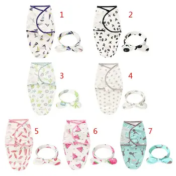 2 Pcs/set Fashion Baby Newborn Cotton Blanket Sleeping Bag Headband Set Infants Swaddle Rabbit Ear Hair Accessories Bolsa de dor
2 Pcs/set Fashion Baby Newborn Cotton Blanket Sleeping Bag Headband Set Infants Swaddle Rabbit Ear Hair Accessories Bolsa de dor