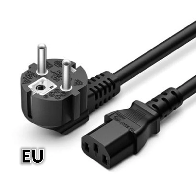 EU Plug AC Power Extension Cord 1.5m 1.8m 3m IEC C13 Power Supply Cable For PC Computer Monitor Printer TV Laptop
EU Plug AC Power Extension Cord 1.5m 1.8m 3m IEC C13 Power Supply Cable For PC Computer Monitor Printer TV Laptop