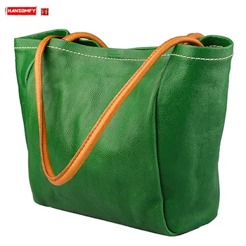 Casual Retro! Handmade Cowhide Leather Women Handbags Large Capacity Tote Bag Ladies Shoulder Bags Vintage
Casual Retro! Handmade Cowhide Leather Women Handbags Large Capacity Tote Bag Ladies Shoulder Bags Vintage