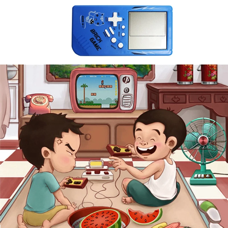 Kids Toys Classic Tetris Handheld LCD Electronic Game Toys Fun Brick Game Riddle Handheld Game Console Toy for Baby Children
Kids Toys Classic Tetris Handheld LCD Electronic Game Toys Fun Brick Game Riddle Handheld Game Console Toy for Baby Children