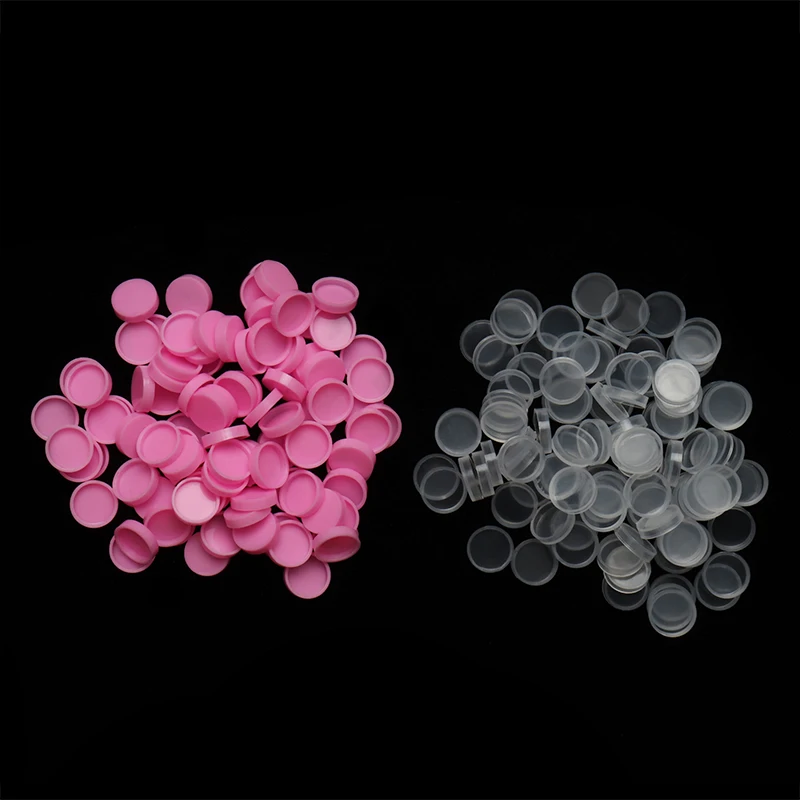 100pcs Disposable Pink Glue Holder Adhesive Pallet For Eyelash Extension Container Ring Cup Eyebrow Tattoo Pigment
100pcs Disposable Pink Glue Holder Adhesive Pallet For Eyelash Extension Container Ring Cup Eyebrow Tattoo Pigment