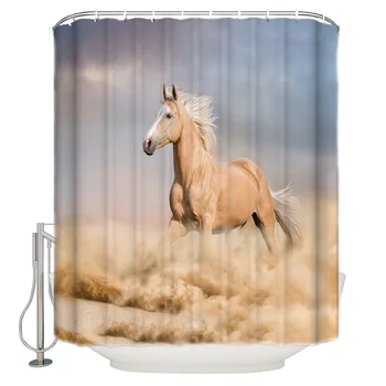 Running Wild Horse Shower Curtain Waterproof Bathroom Curtain Polyester Bath Curtain Home Decor 12 Hooks
Running Wild Horse Shower Curtain Waterproof Bathroom Curtain Polyester Bath Curtain Home Decor 12 Hooks