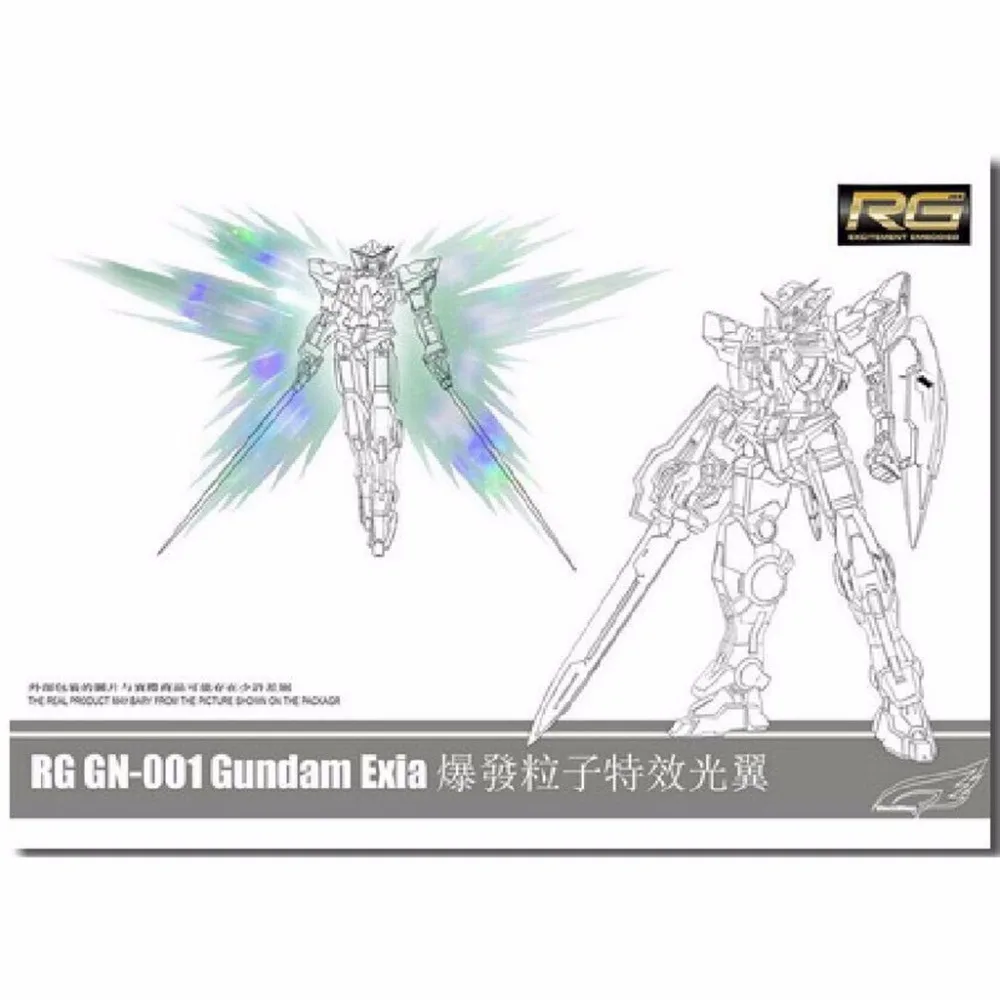 Эффект крыла не целая модель для Bandai RG 1/144 XXXG 00W0 Крыло Gundam Zero EXIA|Игровые фигурки и
