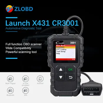 Launch X431 CR3001 OBD2 Auto Code Reader Scanner Creader 3001 Car Diagnostic Tool Same as Al419 PK ELM327 AD310 Scan tool 
Launch X431 CR3001 OBD2 Auto Code Reader Scanner Creader 3001 Car Diagnostic Tool Same as Al419 PK ELM327 AD310 Scan tool