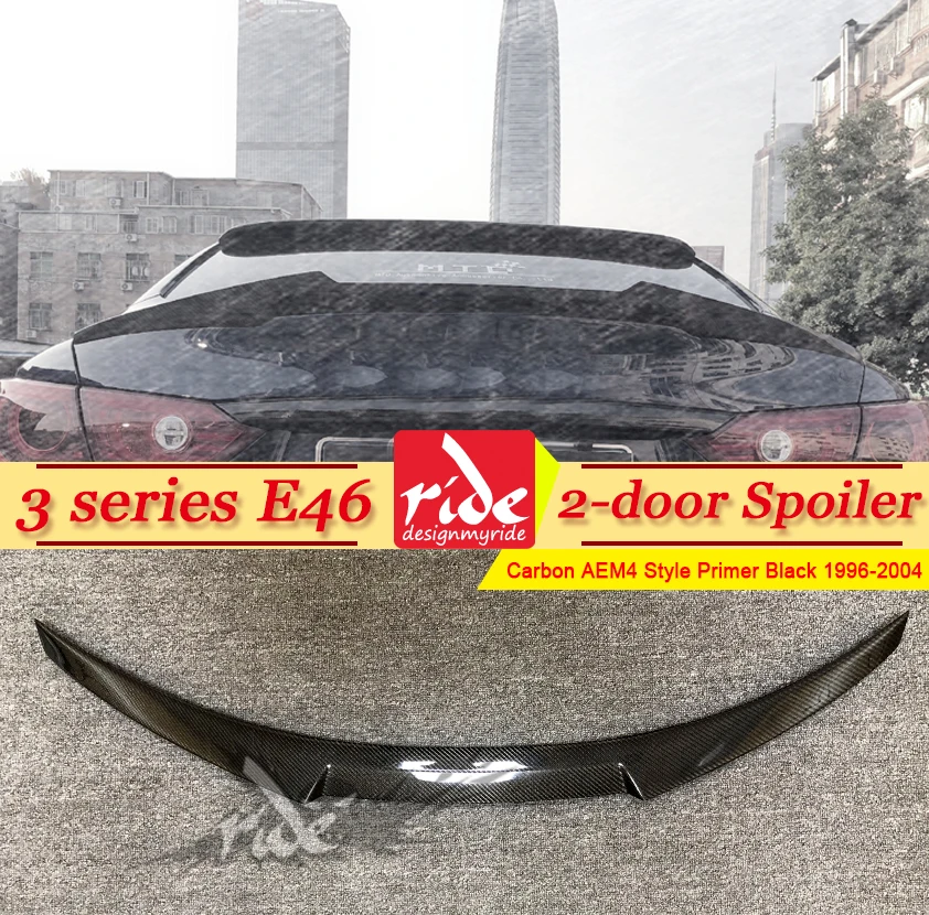 For BMW E46 2-Door Sedan M4 Style High Kick Rear Spoiler Wing Carbon Fiber 3 Series 320i 325i 330i 335i Trunk Spoiler Wing 96-04
For BMW E46 2-Door Sedan M4 Style High Kick Rear Spoiler Wing Carbon Fiber 3 Series 320i 325i 330i 335i Trunk Spoiler Wing 96-04