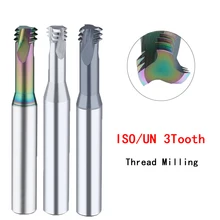 3 Teeth Thread Milling Cutter CNC Coated Solid Carbide Tool ISO UNC UNF Pitch Machining Cutting M2 M3 M4 M5 M6 Thread Endmills
3 Teeth Thread Milling Cutter CNC Coated Solid Carbide Tool ISO UNC UNF Pitch Machining Cutting M2 M3 M4 M5 M6 Thread Endmills