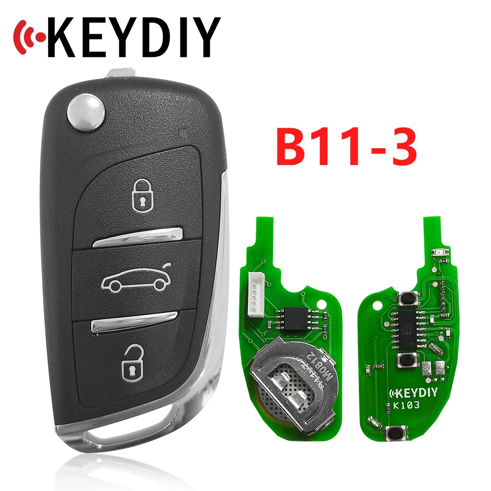 Пульт дистанционного управления KEYDIY с 3 кнопками клавиша серии B для пульта URG200