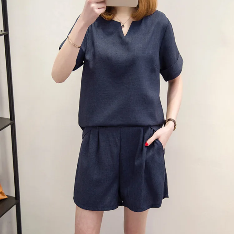 Fashion WOMEN'S Suit 2018 Summer New Style Fat Mm Large Size Dress Summer Wear Set 
Fashion WOMEN'S Suit 2018 Summer New Style Fat Mm Large Size Dress Summer Wear Set