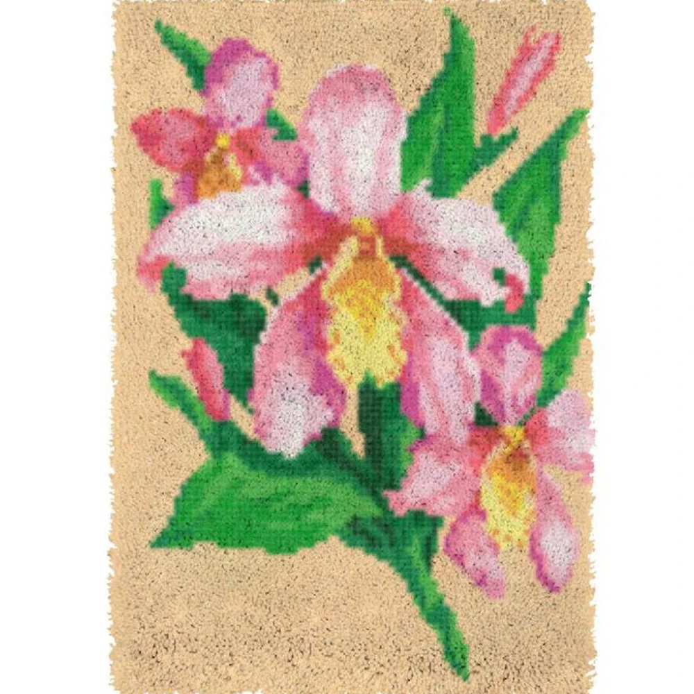 Latch hook rug kits with Pre-Printed Pattern for Adults Carpets embroidery hook Home decoration Floral Hobby and needlework
Latch hook rug kits with Pre-Printed Pattern for Adults Carpets embroidery hook Home decoration Floral Hobby and needlework