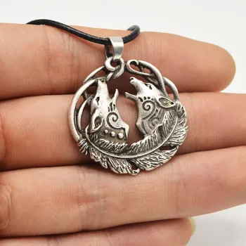 50pc Viking Wolf Pendant Necklace Double Wolf Couple Necklace For Gift Wholesale
50pc Viking Wolf Pendant Necklace Double Wolf Couple Necklace For Gift Wholesale