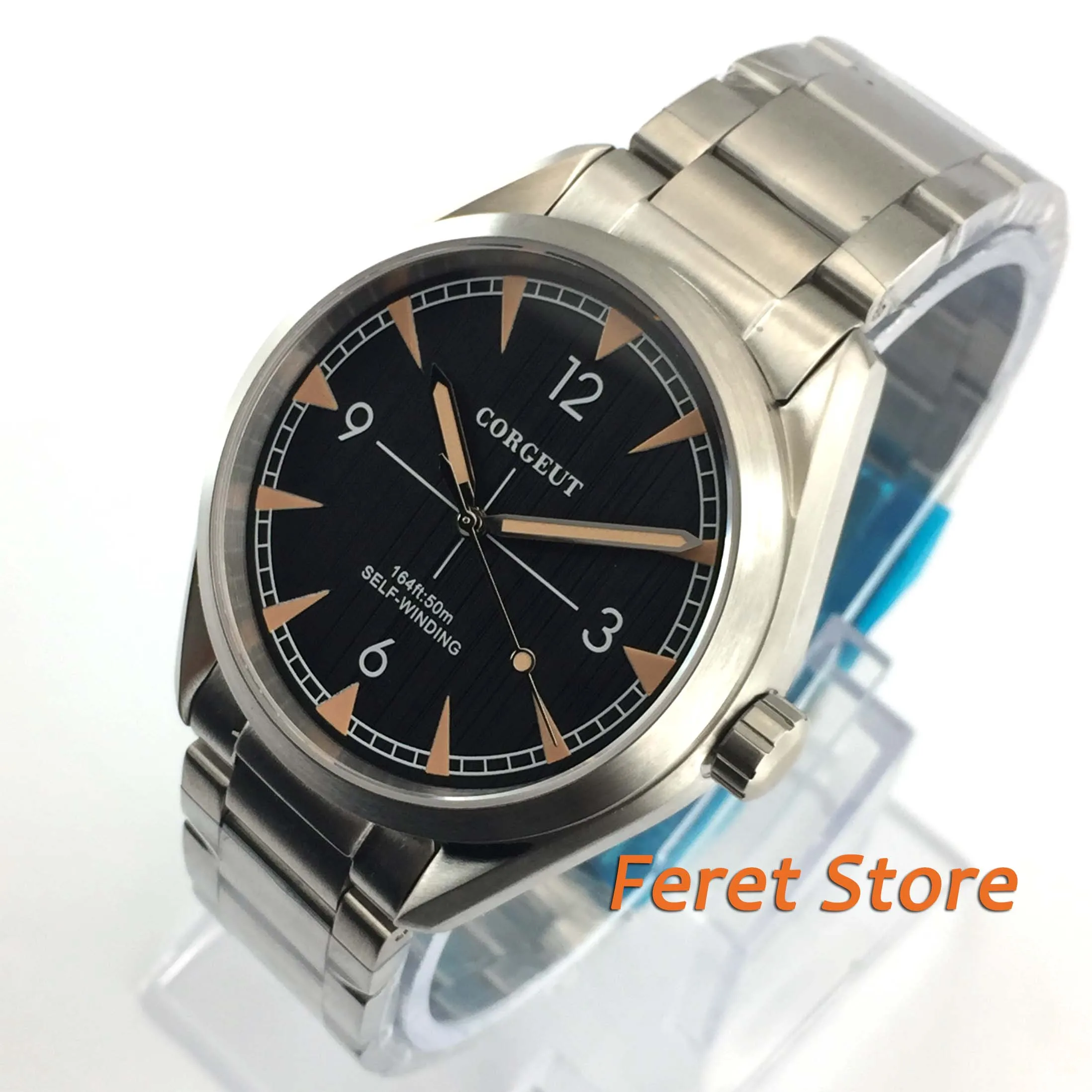 Luxury brand Corgeut 41mm men clock waterproof Automatic relogio masculino black Dial Sapphire Glass men watch
Luxury brand Corgeut 41mm men clock waterproof Automatic relogio masculino black Dial Sapphire Glass men watch