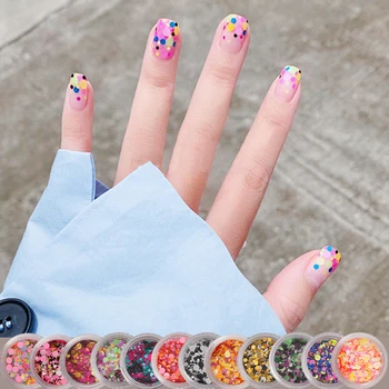 Colorful Sequins Laser Flakes Dots Glitter Patch Tips DIY Accessorie Flat For Nails Art Manicure Wedding Decoration Confetti
Colorful Sequins Laser Flakes Dots Glitter Patch Tips DIY Accessorie Flat For Nails Art Manicure Wedding Decoration Confetti
