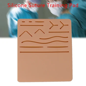 Medical Silicone Human Traumatic Skin Model Suturing Training Pad Suture Training Kit For Doctor Nurse Student Practice Tool
Medical Silicone Human Traumatic Skin Model Suturing Training Pad Suture Training Kit For Doctor Nurse Student Practice Tool