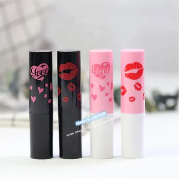 4g Cute Pink Black Heart Lips Cosmetics Direct Filling Empty Lipstick Tube Lip Balm Container Lipstick Shell Sample Packaging
4g Cute Pink Black Heart Lips Cosmetics Direct Filling Empty Lipstick Tube Lip Balm Container Lipstick Shell Sample Packaging